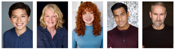 Photo grid of actor headshots