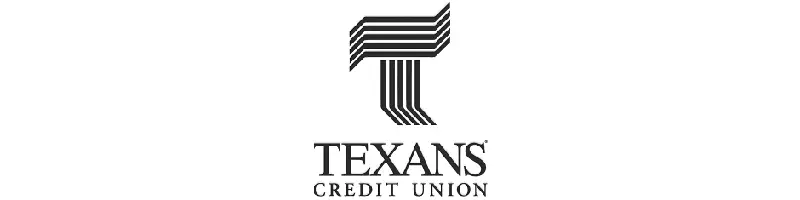 Texans Credit Union logo featuring a stylized 'T' above the words 'TEXANS CREDIT UNION'.